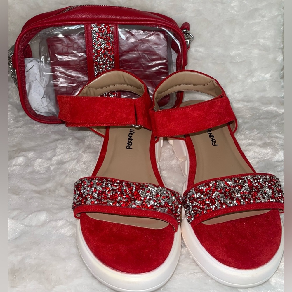 Wedges and Purse (Matching)